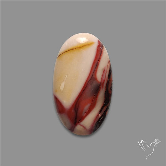 Rare Pink Web Mookaite Cabochon