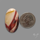 Rare Pink Web Mookaite Cabochon