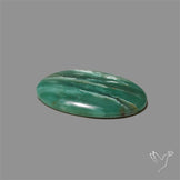 Larsonite Gary Green Jasper Cabochon