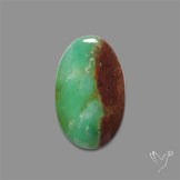 Boulder Chrysoprase Cabochon