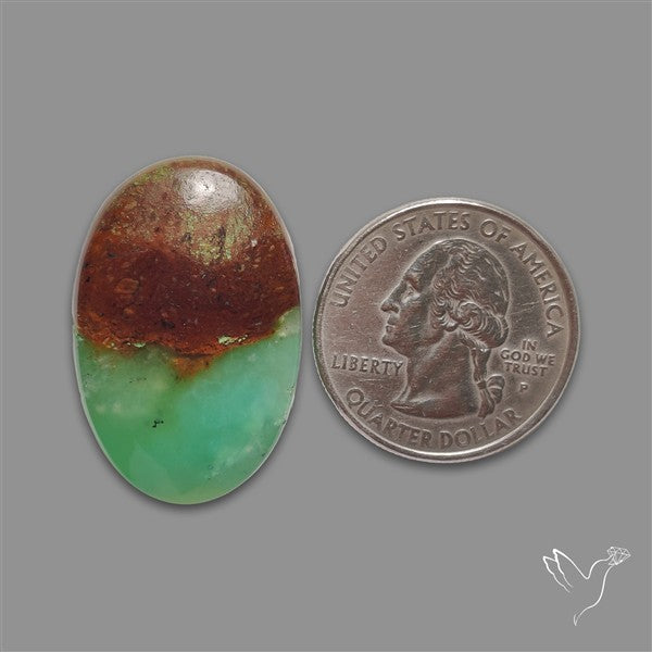 Boulder Chrysoprase Cabochon