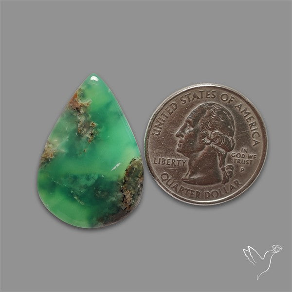 Boulder Chrysoprase Cabochon