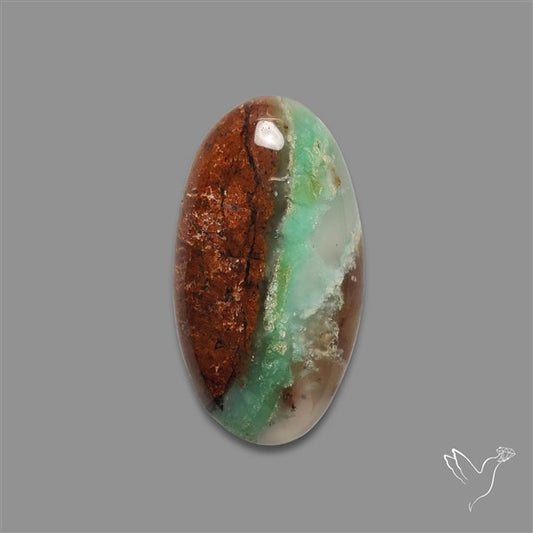 Boulder Chrysoprase Cabochon