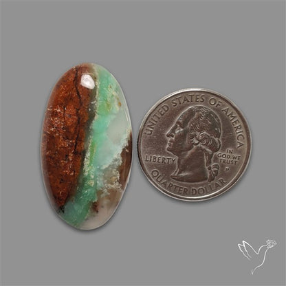 Boulder Chrysoprase Cabochon
