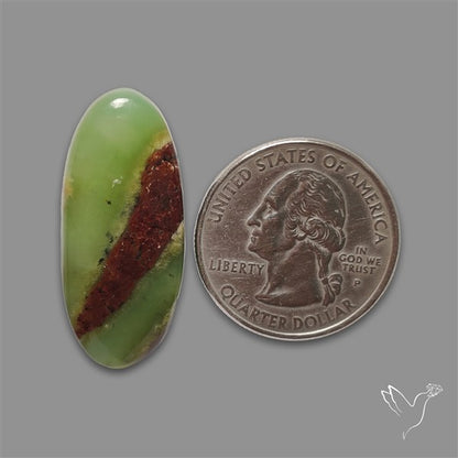 Boulder Chrysoprase Cabochon