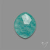 Rose Cut Himalayan Quartz With Amazonite Doublet