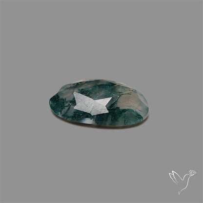 Rose Cut Moss Agate