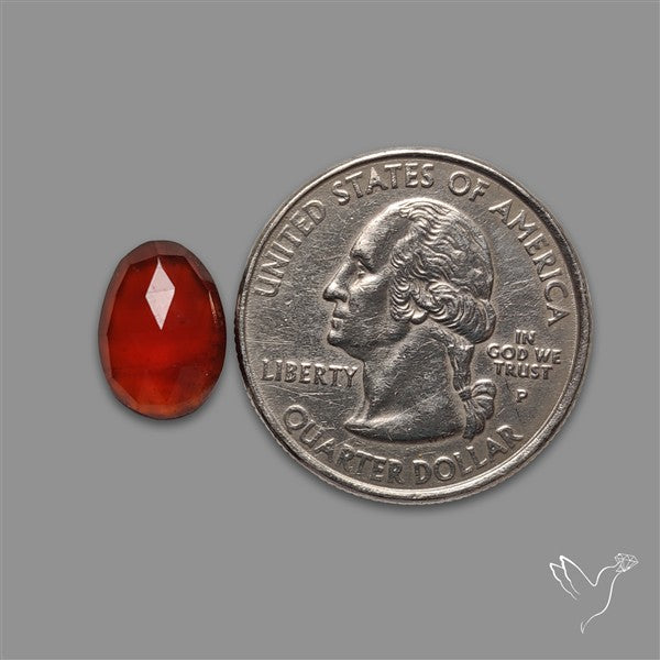 Rose Cut Hessonite Garnet