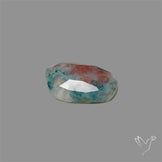 Rose Cut Red Moss Agate