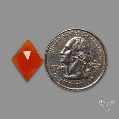 Rose Cut Carnelian Agate