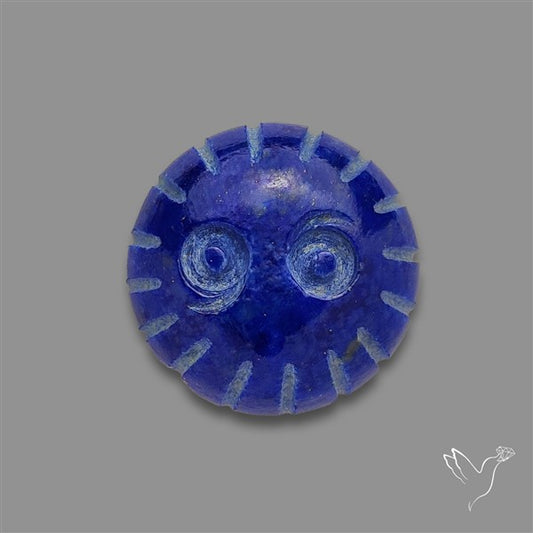 Lapis Lazuli Soot Spirit Carving