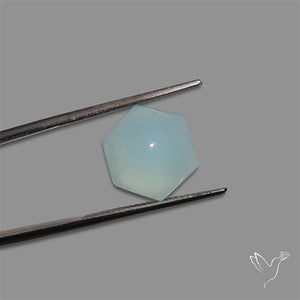 Aqua Chalcedony Cabochon