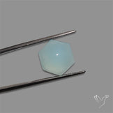Aqua Chalcedony Cabochon