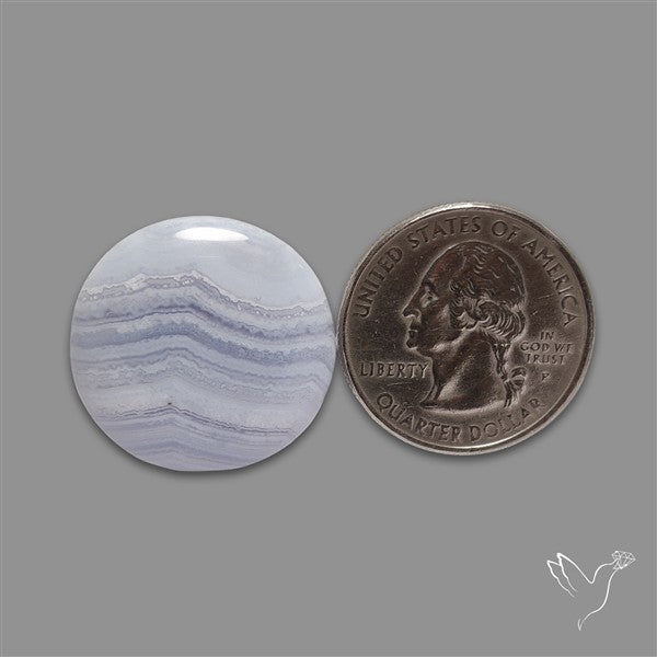 Blue Lace Agate Cabochon