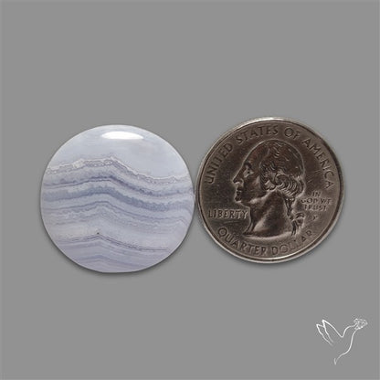 Blue Lace Agate Cabochon