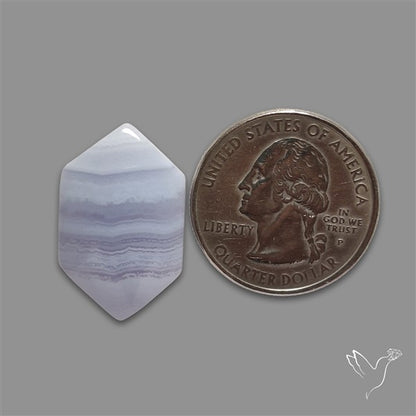 Blue Lace Agate Cabochon