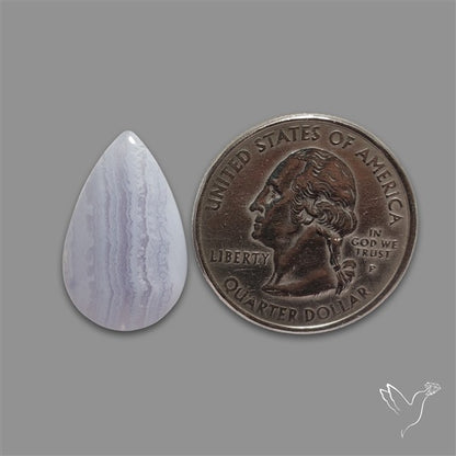 Blue Lace Agate Cabochon