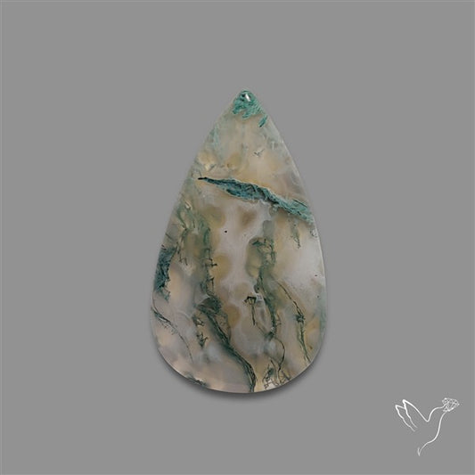 Horse Canyon Moss Agate Cabochon