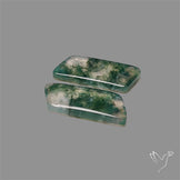 Moss Agate Pair