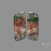 Red Moss Agate Pair