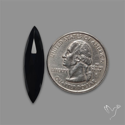 Rose Cut Black Onyx