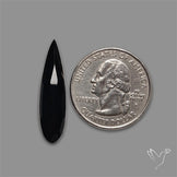 Rose Cut Black Onyx