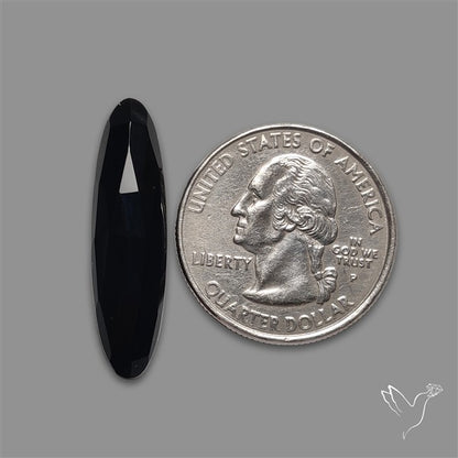 Rose Cut Black Onyx