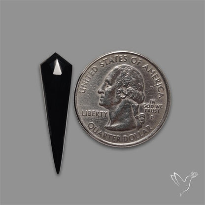 Rose Cut Black Onyx