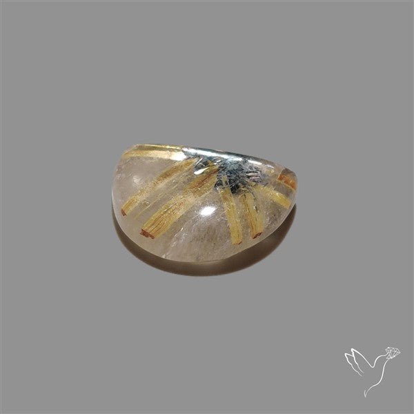 Star Golden Rutilated Quartz Cabochon