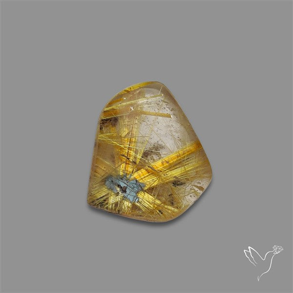 Star Golden Rutilated Quartz Cabochon