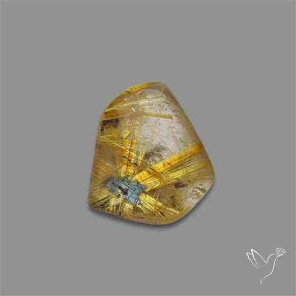 Star Golden Rutilated Quartz Cabochon