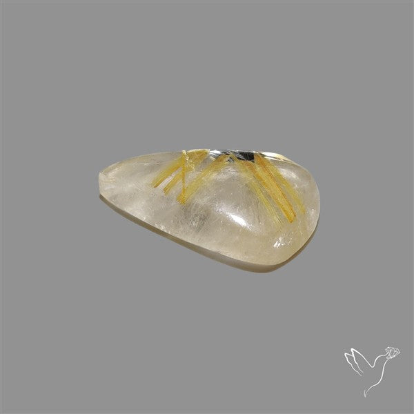 Star Golden Rutilated Quartz Cabochon