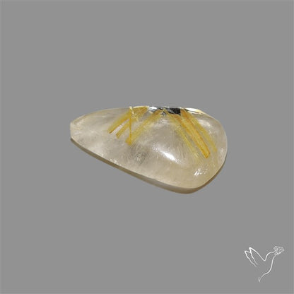 Star Golden Rutilated Quartz Cabochon