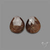 Rose Cut Sapphire Pair