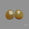 Rose Cut Sapphire Pair