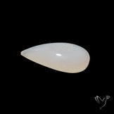 White Chalcedony Druzy Pocket