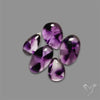 Trapiche Amethyst Cabochons Lot