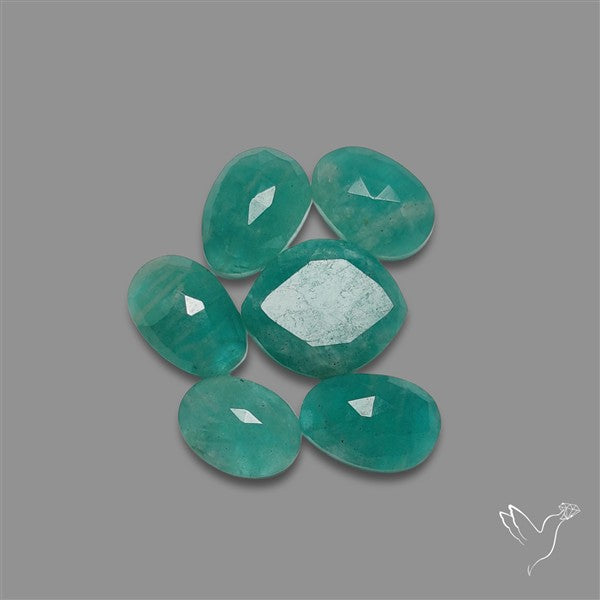 Rose Cut Grandidierite Lot