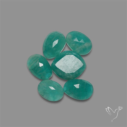 Rose Cut Grandidierite Lot