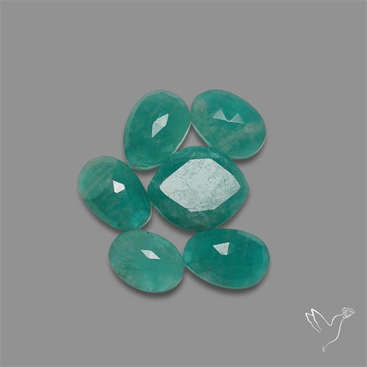 Rose Cut Grandidierite Lot
