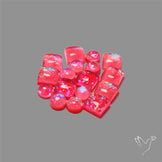 Pink Gilson Opal Doublets with Quartz Lot
