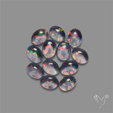 Pink Gilson Opal Doublets with Quartz Lot