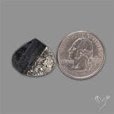 Pyrite And Black Tourmaline Intarcia Druzy