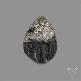 Pyrite And Black Tourmaline Intarcia Druzy