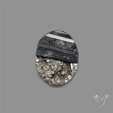 Pyrite And Black Tourmaline Intarcia Druzy