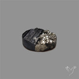 Pyrite And Black Tourmaline Intarcia Druzy