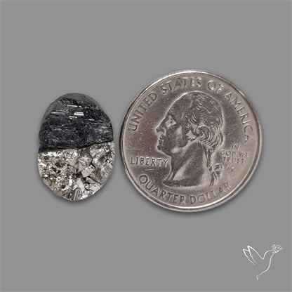 Pyrite And Black Tourmaline Intarcia Druzy