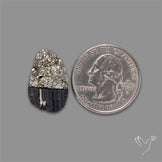 Pyrite And Black Tourmaline Intarcia Druzy