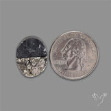 Pyrite And Black Tourmaline Intarcia Druzy