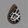 Black Septarian Fossil Cabochon